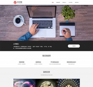 广告品牌策划设计公司网站pbootcms模板源码