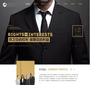 辩护刑事案件律师事务所网站源码-织梦dedecms模板