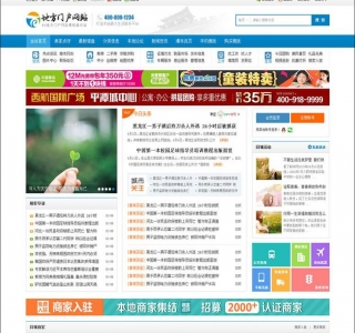 大气地方门户网站N5蓝色宽屏风格discuz模板