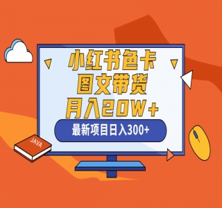 小红书色卡图文带货流量引爆单人月入 20W+
